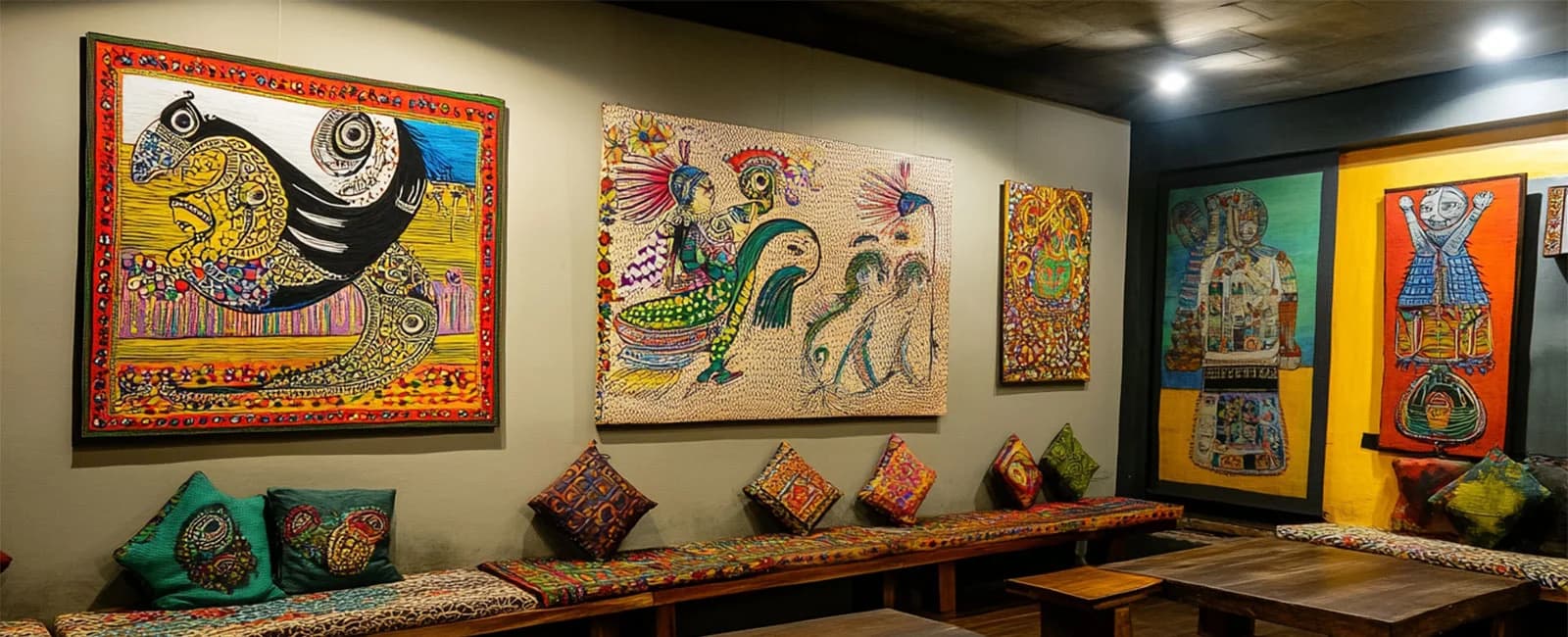Kashiavika handcrafted art showcase